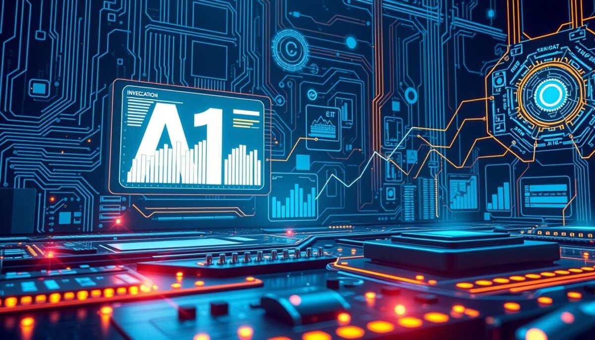 A detailed, data-driven analysis of PwC's industrial AI investment projections. A stylish, modern illustration featuring sleek, minimalist technology elements like circuit boards, data visualizations, and AI neural networks. The scene is bathed in cool, metallic tones with dramatic shadows and highlights, creating a sense of sophisticated, cutting-edge innovation. The composition emphasizes the scale and impact of the predicted AI investments, with a balance of technical detail and high-level strategic insights. Precise, technical rendering with a cinematic, near-future aesthetic. A detailed, data-driven analysis of PwC's industrial AI investment projections. A stylish, modern illustration featuring sleek, minimalist technology elements like circuit boards, data visualizations, and AI neural networks. The scene is bathed in cool, metallic tones with dramatic shadows and highlights, creating a sense of sophisticated, cutting-edge innovation. The composition emphasizes the scale and impact of the predicted AI investments, with a balance of technical detail and high-level strategic insights. Precise, technical rendering with a cinematic, near-future aesthetic.